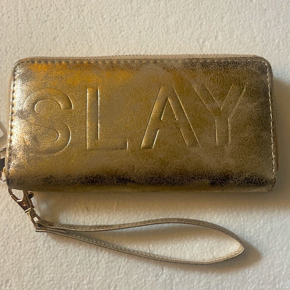 Slay Vegan wallet Wristlet
